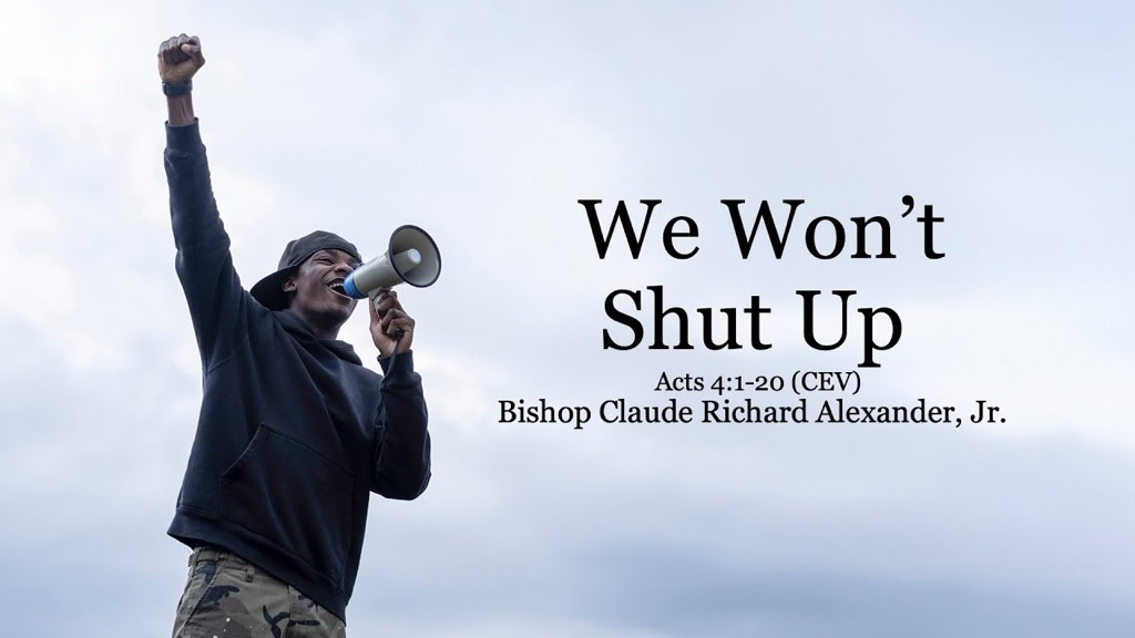 We Won’t Shut Up